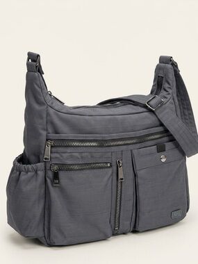 LUG Double Dutch 3.0 Crossbody Bag Gunmetal
